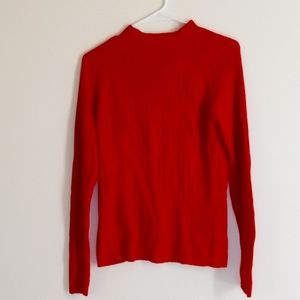 Rafaella Silk and Cashmere Rich Red Sweater- Size: Medium